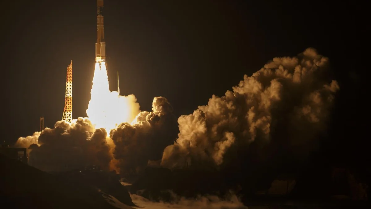 JAXA — Agencia Aeroespacial Japonesa durante el lanzamiento