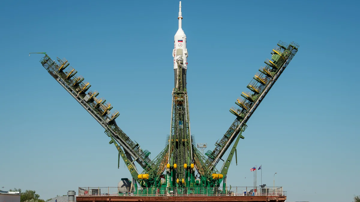 Roscosmos durante el lanzamiento