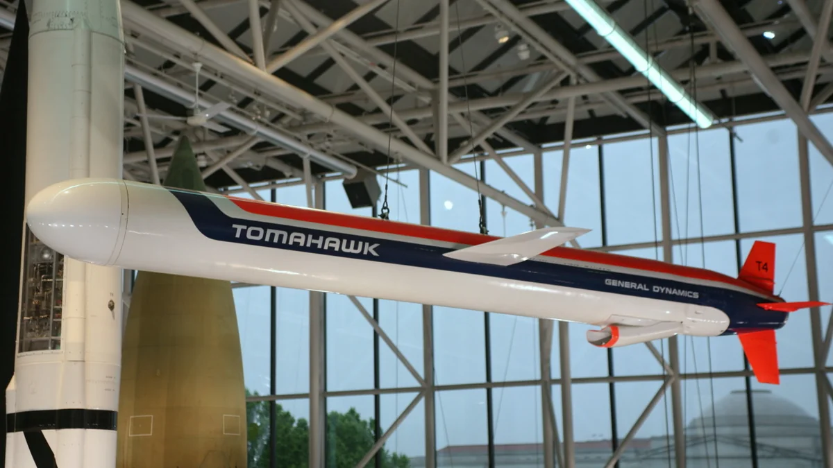 BGM-109 Tomahawk durante el lanzamiento