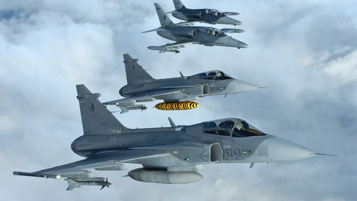 Saab JAS 39 Gripen foto oficial